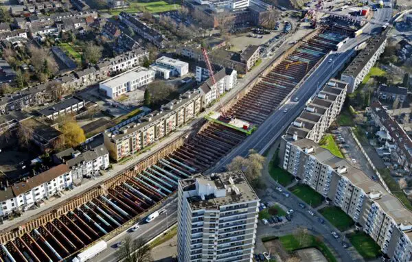 Tunnel A2 Maastricht in aanbouw
