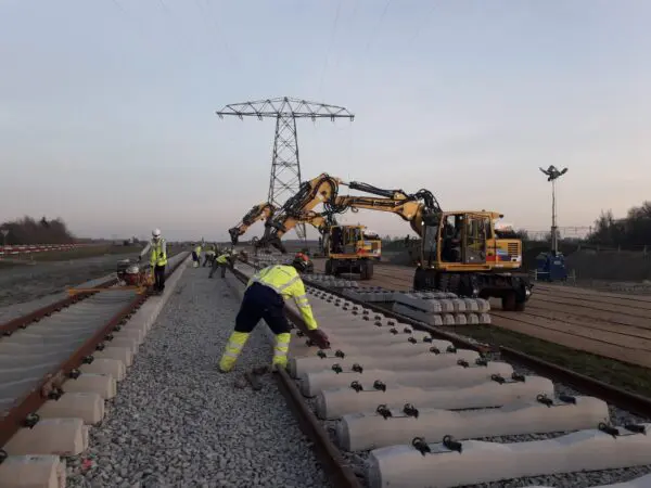 Aanleg opstelterrein De Vork in Groningen