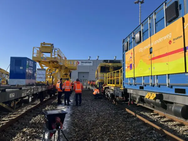 wereld van spoorse onderhoudsmachines