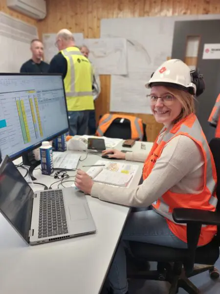 Bente in de rol van Bouwcoördinator