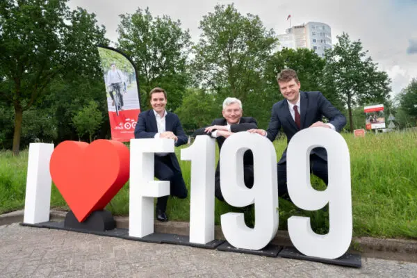 Foto opening doorfietsroute Amersfoort - Bunschoten