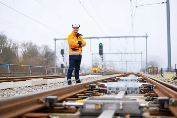 Gijsbert Westerhuis, projectleider Treinbeveiliging, vertelt over zijn rol