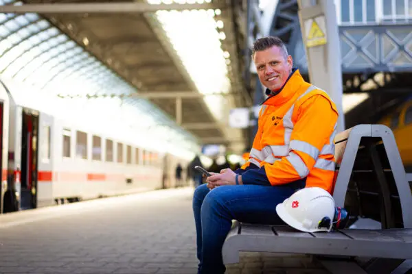 Tendermanager Martijn Lammers op Amsterdam CS
