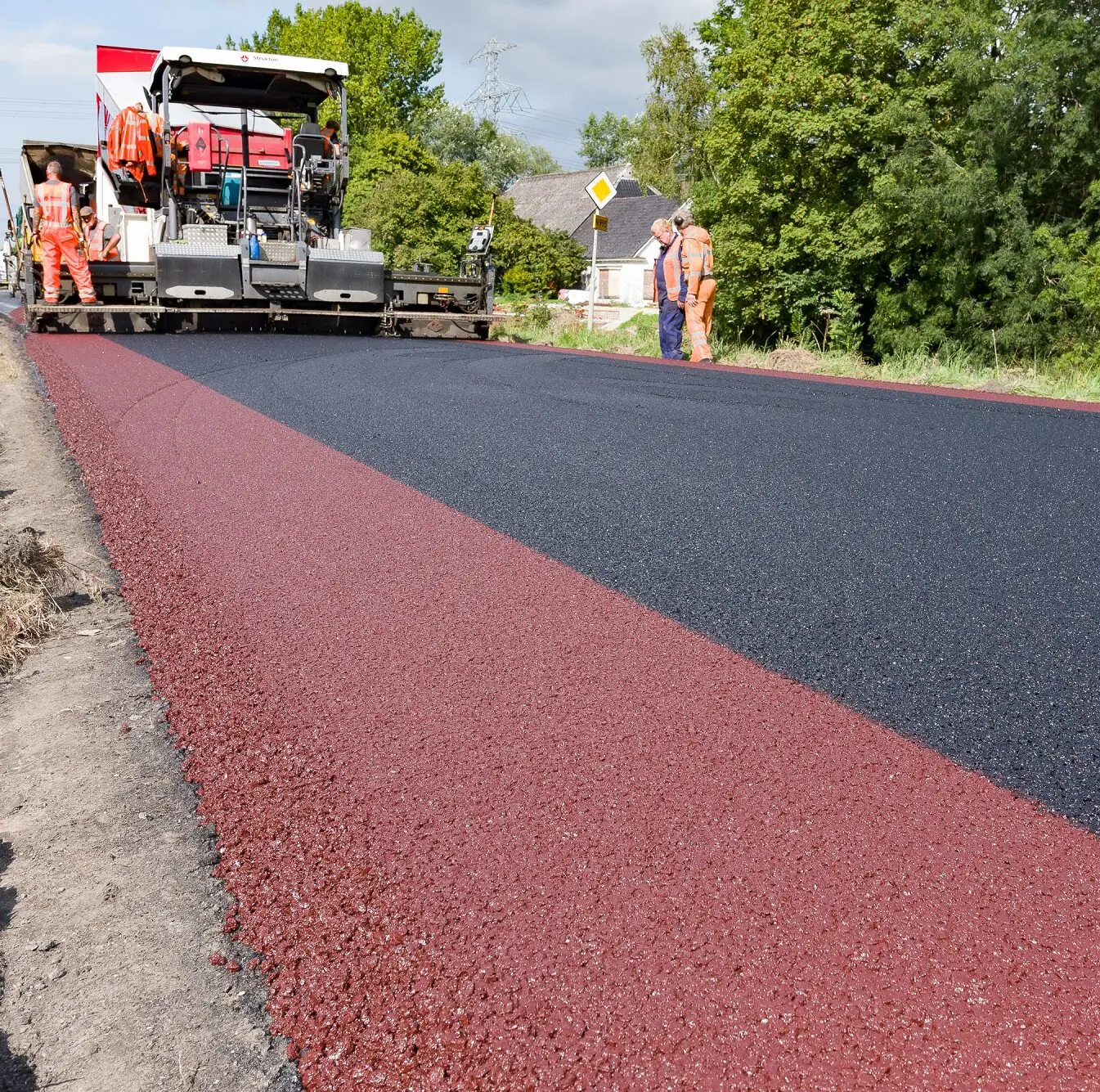 Asfalteren N995 Bedum Oostelijke ontsluitingsweg