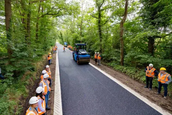 Asfaltwerkzaamheden Bosweg Enschede