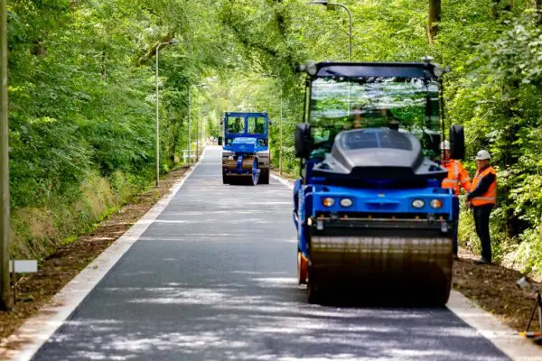 Asfaltwerkzaamheden Bosweg Enschede