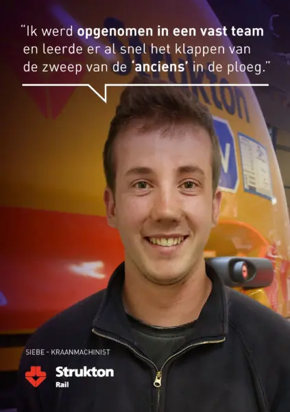 Siebe kraanmachinist