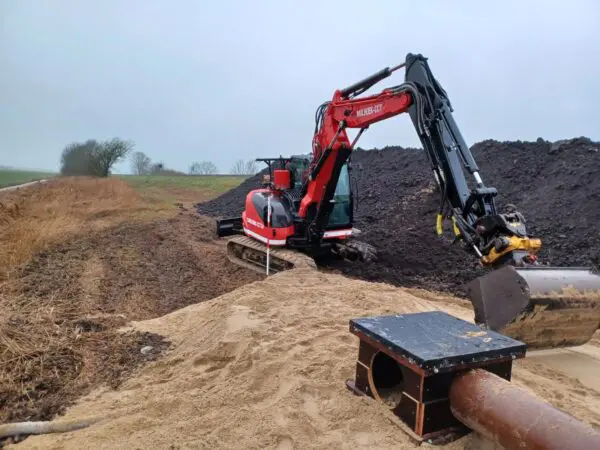 kunstdassenburcht dassen spoor verzakking