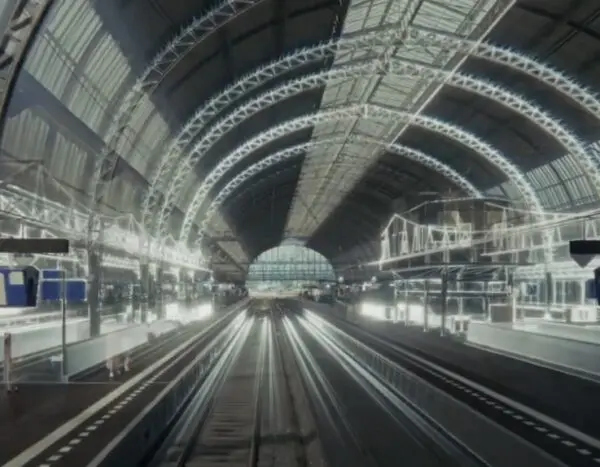 3D afbeelding realisatie Amsterdam Centraal Station