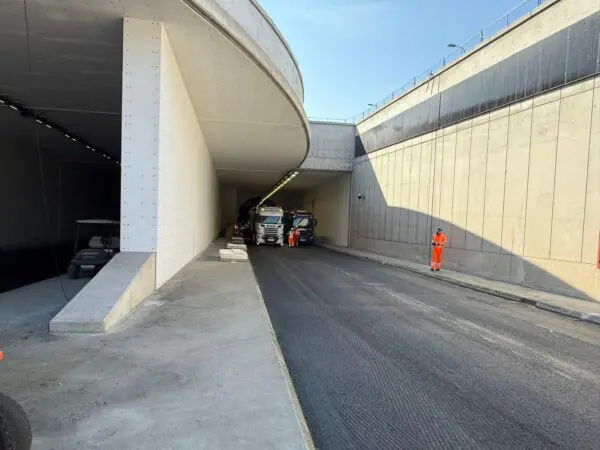 voortgang renovatieproject Hubertustunnel