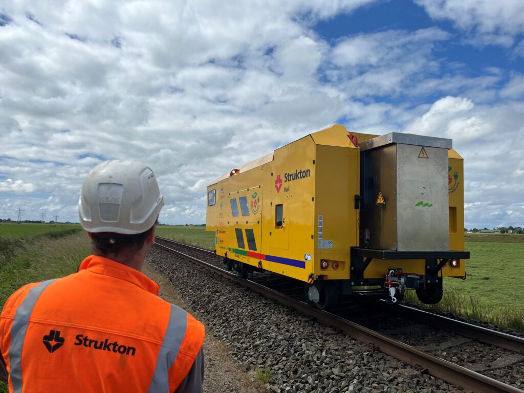 Geslaagde en leerzame veldtest ERTMS Trackbot